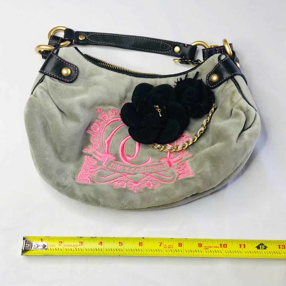 Juicy Couture vintage velour grey purse